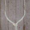 Zyra Jewels Latest Stylish Traditional Trending Silver Chain Necklace Jewellery  for Women and Girls/Gift for women and girl - Image 2